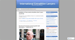 Desktop Screenshot of internationalextraditionblog.com