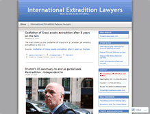 Tablet Screenshot of internationalextraditionblog.com